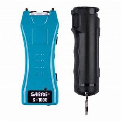 SAB STUN GUN&PEPPER SPRAY TEAL - Win Repeating Arms Promotion